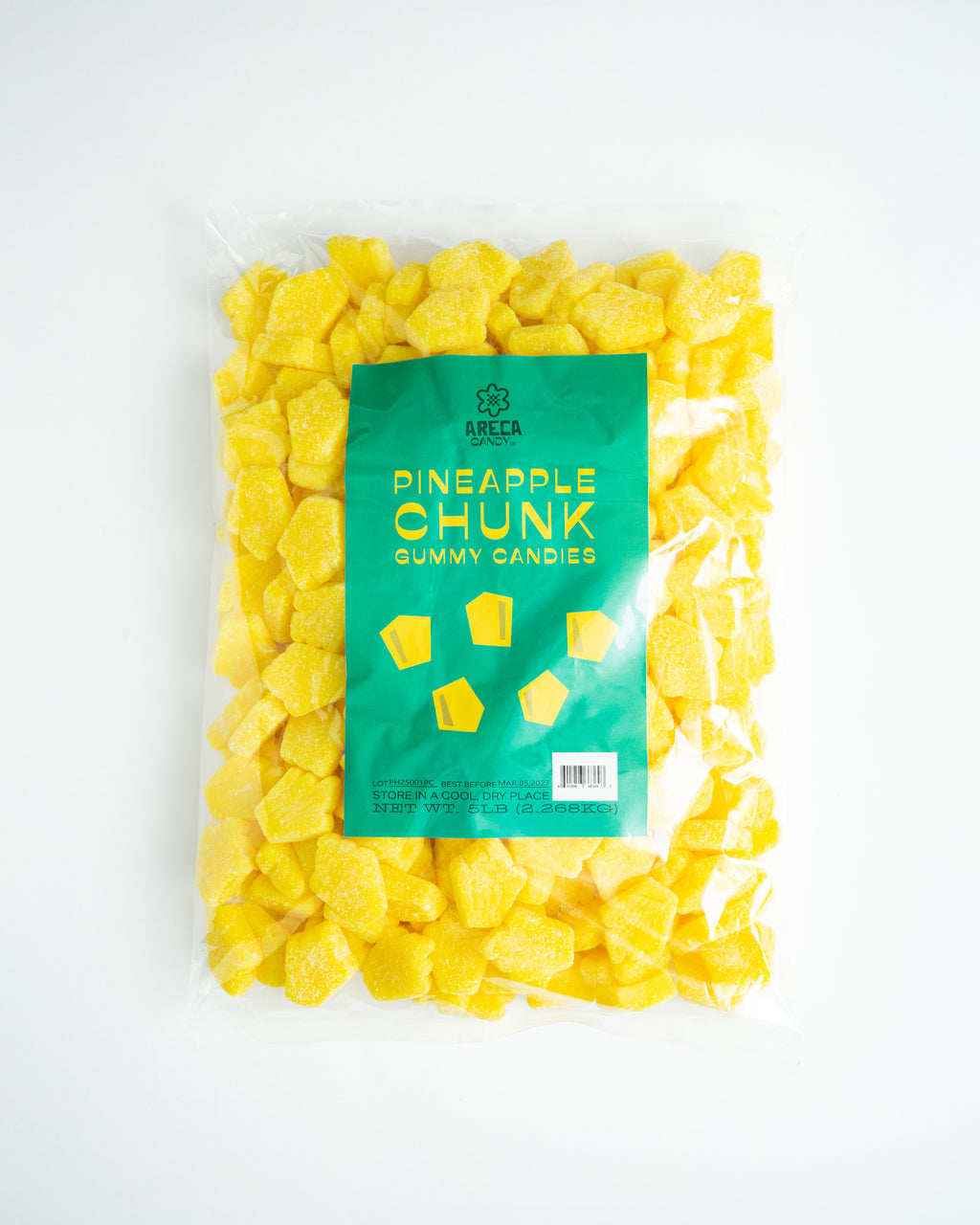 Areca's Pineapple Chunk Gummy Candies
