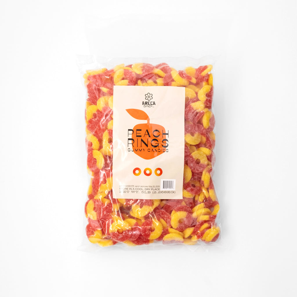 ARECA'S PEACH RINGS 5LB