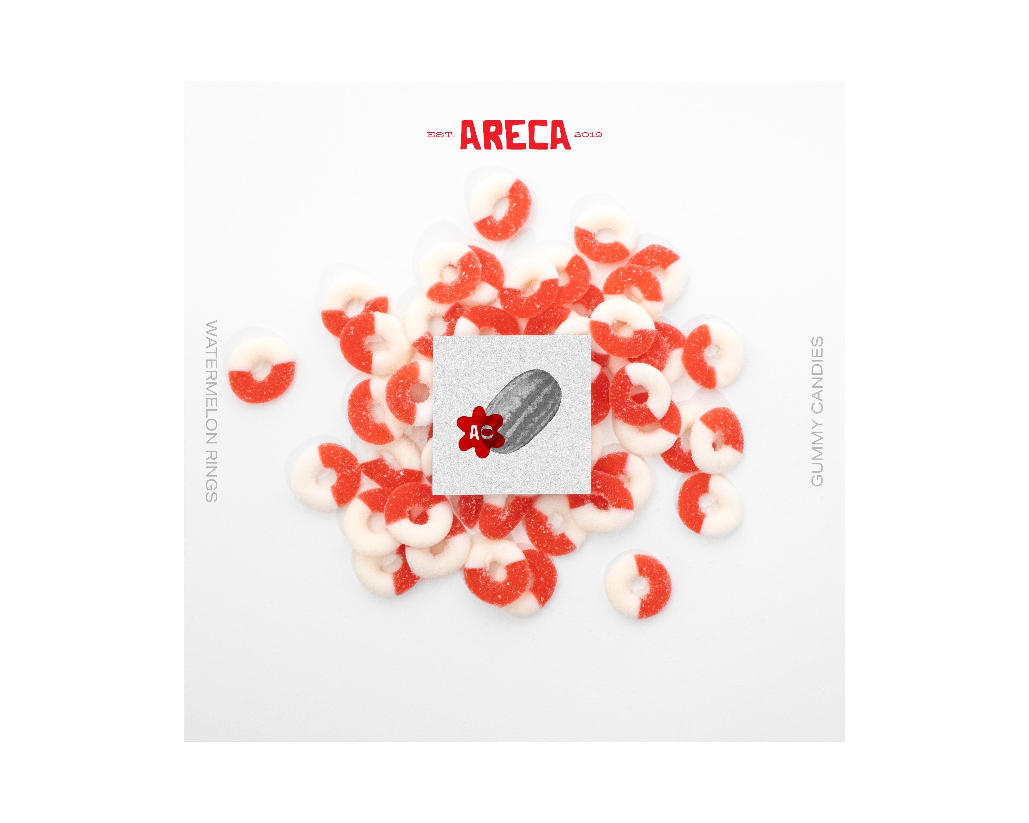 ARECA'S WATERMELON RINGS 5LB