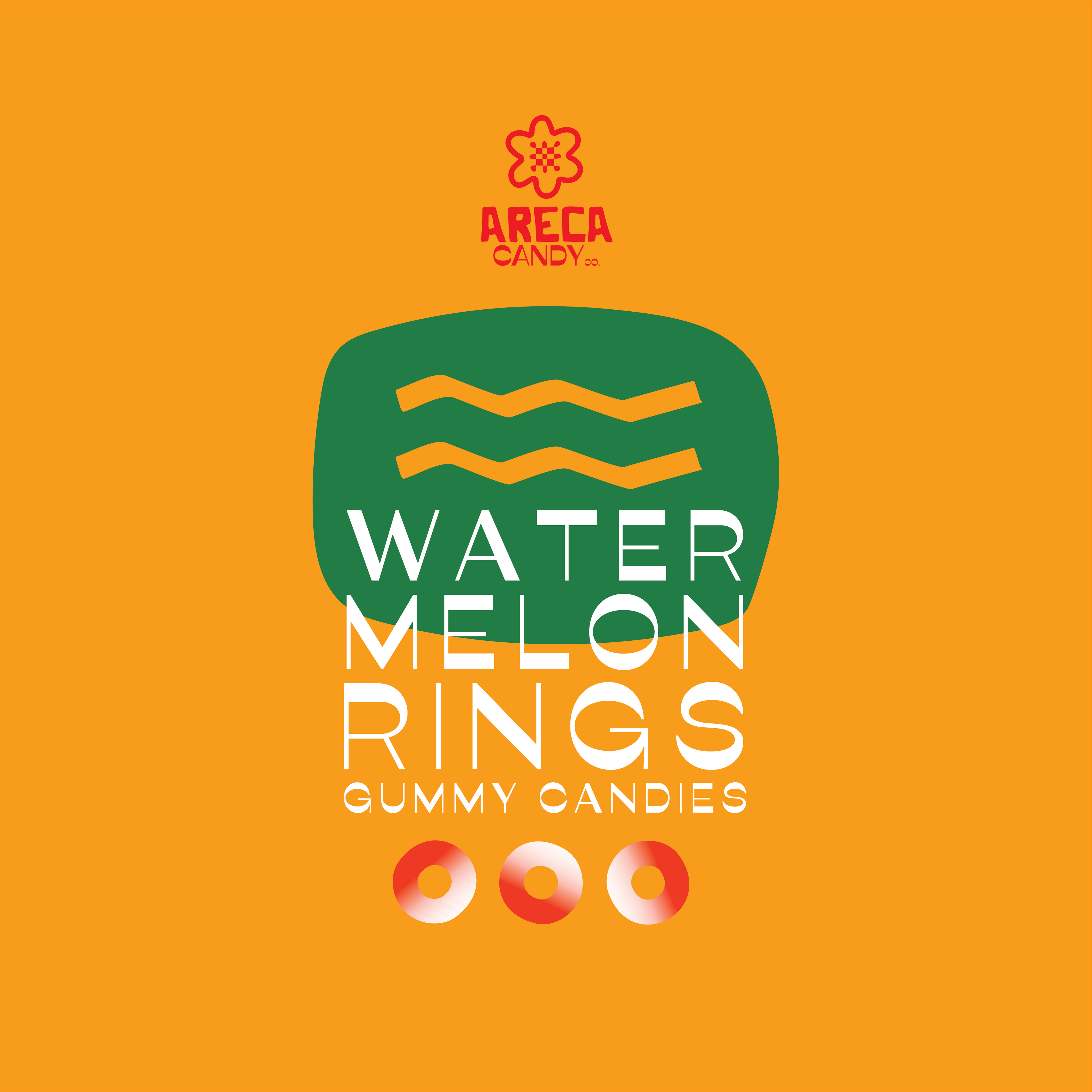 ARECA'S WATERMELON RINGS 5LB