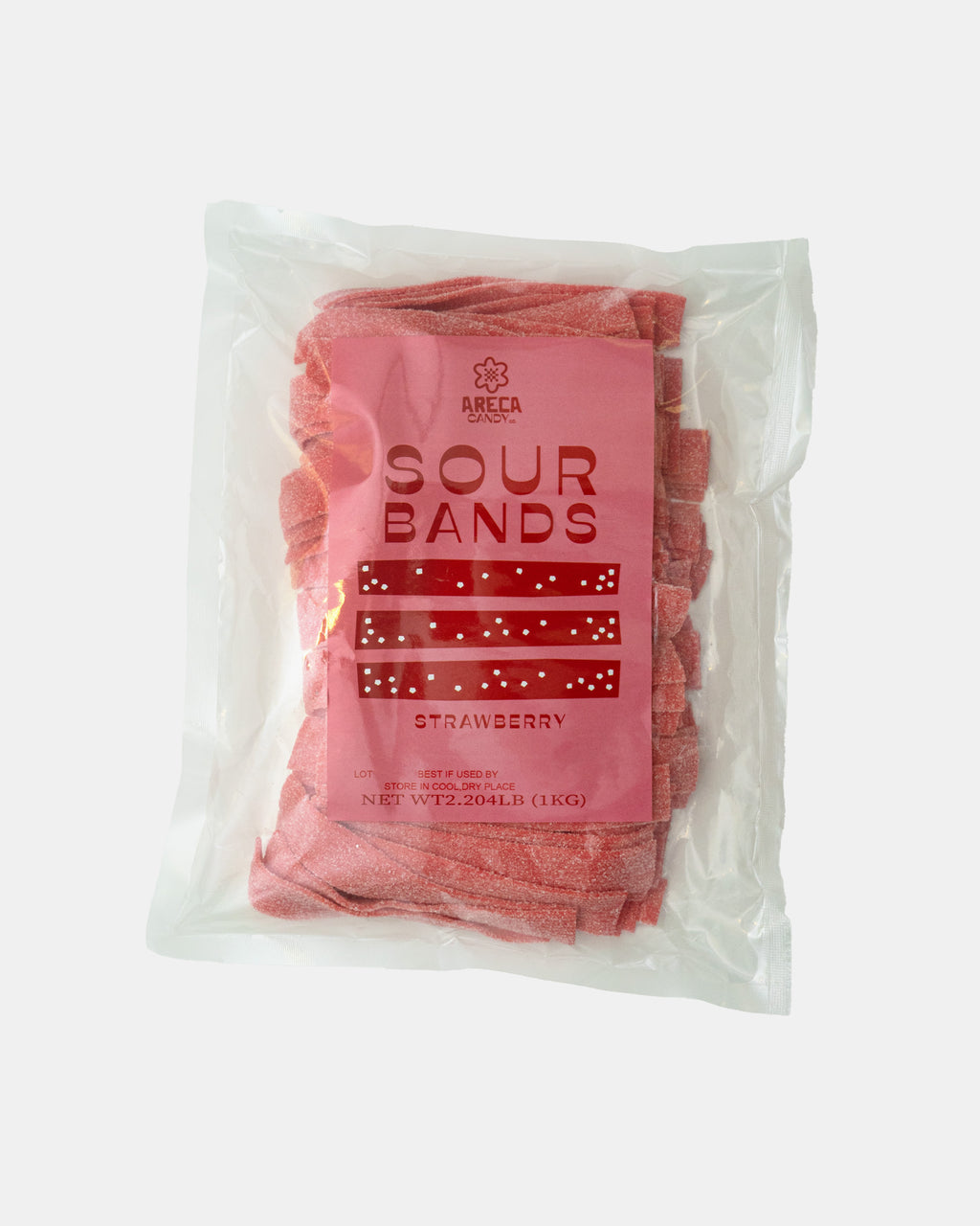 ARECA'S SOUR BANDS – STRAWBERRY (2.2LB)